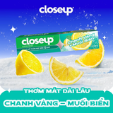  Kem Đánh Răng Closeup Trắng Răng Thơm Mát thành phần Thiên Nhiên 230g 