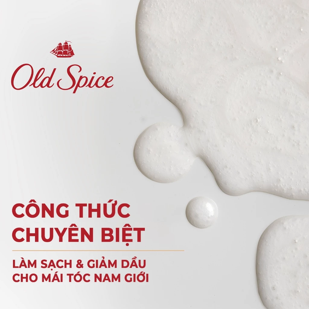  Dầu Gội Xả 2in1 OLD SPICE 650ml tiện lợi, sạch sâu, dưỡng tóc nam dày khỏe, giảm khô xơ, phồng hơn +80% - Mỹ 
