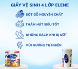  Giấy Lau Bếp Thấm Dầu Đa Năng Elene Tiện Lợi, Đa Năng, Tiết Kiệm - Túi 2 cuộn, 2 lớp, dài 30M 