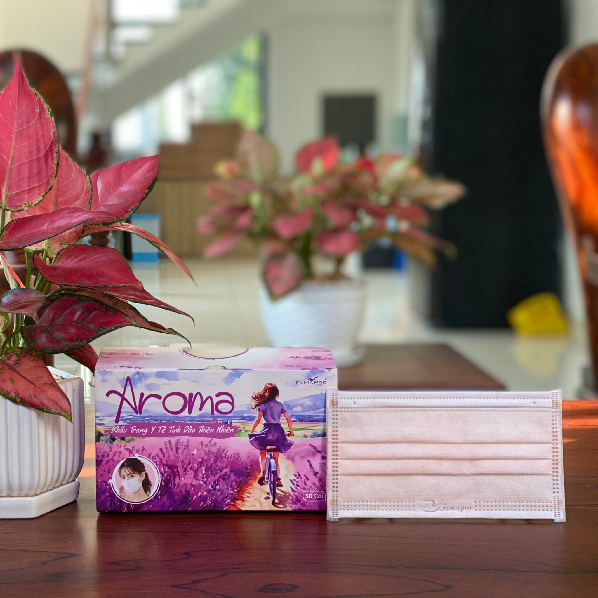  Khẩu trang tinh dầu Aroma  Famapro 50 cái / hộp 