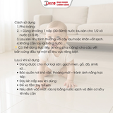  Nước lau sàn Lix sạch thơm hương gừng và sả chanh mát lạnh sạch sáng bóng Lixco Việt Nam 3,6L 