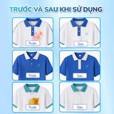  Bột Tẩy Đồng Phục CleanZ Đánh Bay Vết Bẩn, Ố Màu Giúp Làm Sạch Quần Áo Như Mới 