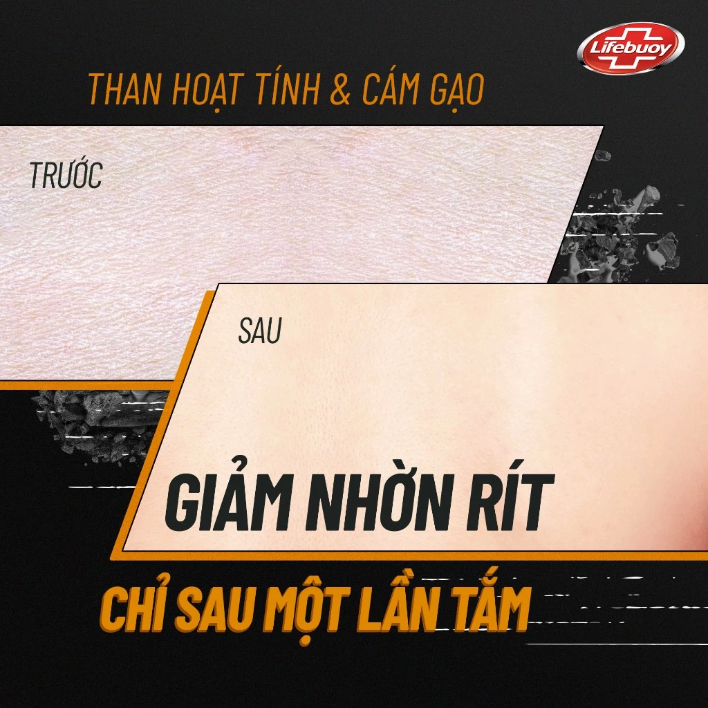  Sữa Tắm Lifebuoy 800gr Detox Và Sạch Sâu Khỏi Bụi Mịn Pm2.5 Detox 100% Từ Thiên Nhiên Diệt Khuẩn 