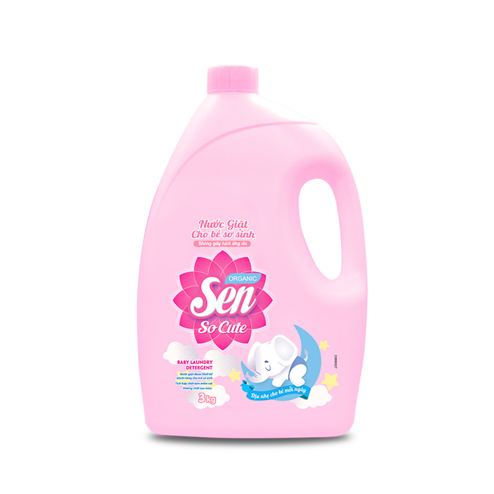  Nước Giặt Cho Bé Sơ Sinh Sen 3 kg 
