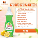  Nước rửa chén XCleen 400g/750g/3.6kg/9kg hương chanh, êm dịu da tay, khử mùi, sạch 