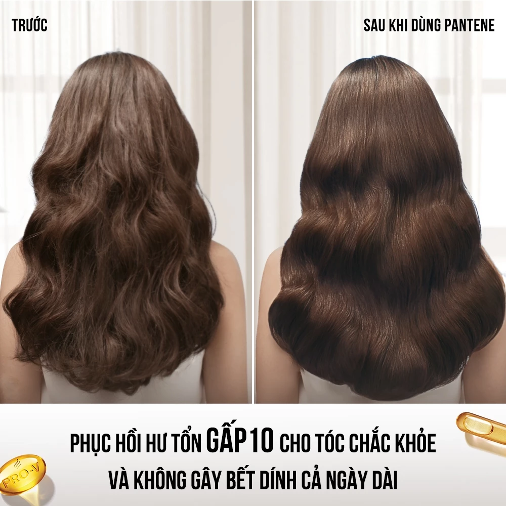  Dầu Xả Siêu Dưỡng PANTENE Miracles Ngăn Rụng Tóc Biotin/ Phục Hồi Hư Tổn Collagen - Chai 480ml 
