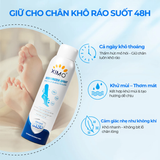  Bình xịt ngăn mùi hôi chân XIMO Feet Spray Xịt khử mùi thơm chân hạn chế vi khuẩn và lưu giữ mùi hương cho lòng bàn chân 