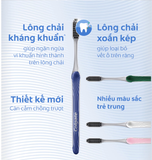  Bộ 3 Bàn chải Colgate Slim Soft Charcoal Spiral lông chải kháng khuẩn, xoắn kép loại sạch mảng bám 