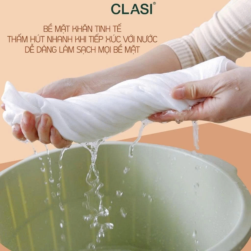  Khăn Tắm Cotton CLASI Cao Cấp Dùng Trong Gia Đình Du Lịch 70cmx140cm 