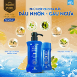  Dầu gội dược liệu Nguyên Vương sảng khoái dành cho nam chai 260g - hương sảng khoái 