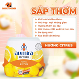  Lọ tỏa hương Aumira 180g hương thơm tự nhiên dễ chịu, sáp thơm phòng khử mùi thế hệ mới 45 ngày 