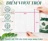  Khăn mặt khô đa năng Lamy túi rút 80 khăn không mùi mềm dai thấm hút tốt 
