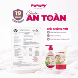  Nước rửa bình sữa Mamamy an toàn cho bé, rửa được rau củ quả thành phần thiên nhiên chai/túi 600ml 