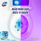  Viên Thả Vệ Sinh Bồn Cầu Vim Sạch Khuẩn, Sáng Bóng đến 1600 Lần Xả (4x45g/vỉ) 
