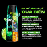  Xịt thơm nước hoa cao cấp AXE 135ml, Fine Fragrance mist lưu hương tinh tế và khử mùi lên tới 72h 