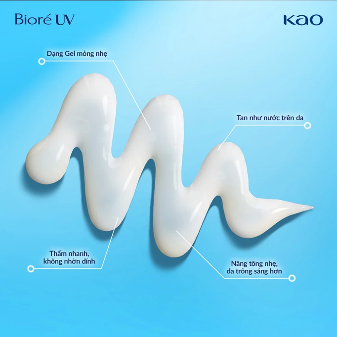  Gel Chống Nắng Màng Nước Dưỡng Ẩm Biore UV Aqua Rich Watery Gel SPF50+/PA++++ 90ml 
