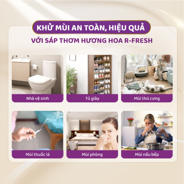  Sáp thơm phòng R-Fresh 180g 