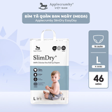  Bỉm tã quần ngày Applecrumby Slimdry Easyday Pull Ups size M - XXL thoải mái cho bé 