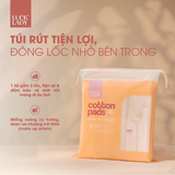  Túi bông tẩy trang Luck Lady dạng túi rút 240 miếng mềm mịn, làm sạch da, an toàn cho da, skincare làm đẹp da 