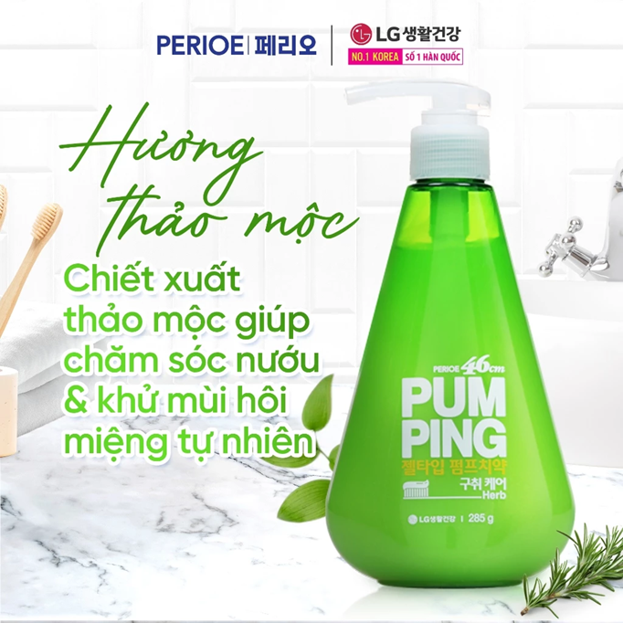  Kem Đánh Răng PERIOE Pumping 285g 
