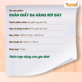  Giấy Rút Đáy TOMIE Chính Hãng Mylan Đa Năng Cao Cấp Mềm Mịn Thấm Hút Tốt 155mmx175mm 