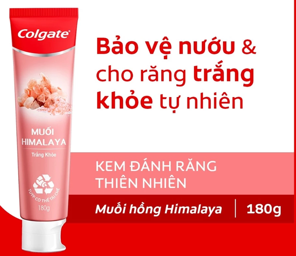  Kem đánh răng Colgate chiết xuất từ thiên nhiên, thuần chay 180g 