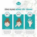  Bông Tẩy Trang Vuông NIVA CV3 Túi 210 Miếng – Bông Tự Nhiên Cao Cấp, Bản Cải Tiến 