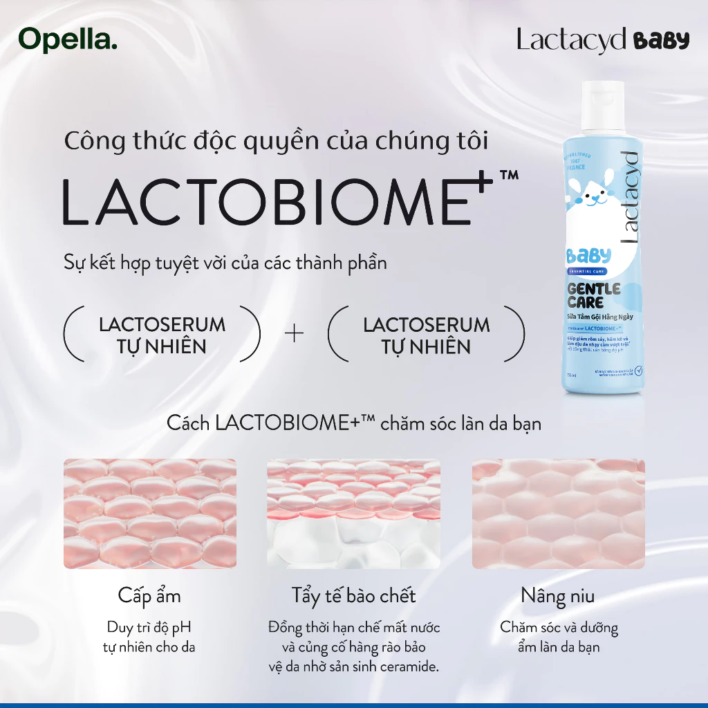  Sữa Tắm Gội Trẻ Em Lactacyd Baby Gentle Care Bảo Vệ Dịu Nhẹ Cho Làn Da Nhạy Cảm 500ml 