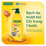  Dầu gội 3 trong 1 Palmolive Minion tắm gội xả toàn thân cho bé từ 3 tuổi, hương mật ong, không kích ứng 700ml/chai 