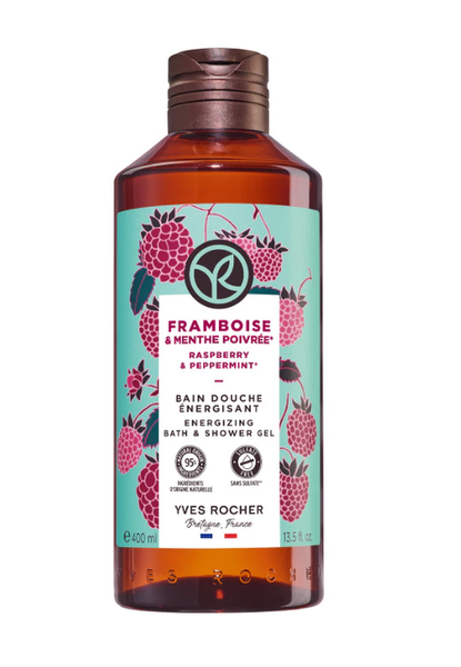  Sữa tắm dạng gel hương mâm xôi đỏ & bạc hà Yves Rocher Shower Gel Raspberry Peppermint 400ml 