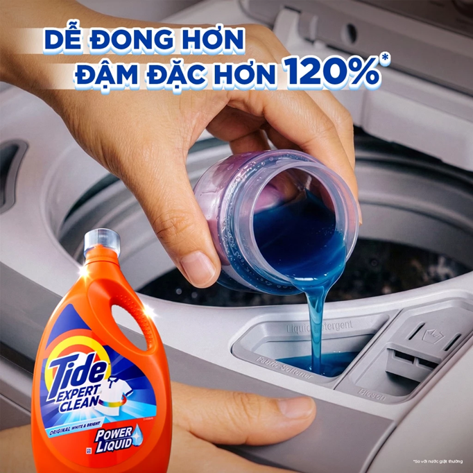  Chai Nước Giặt TIDE Mỹ Giặt Sạch Trắng Sáng/ Cánh Đồng Hoa Size 0.86KG-2.67KG 