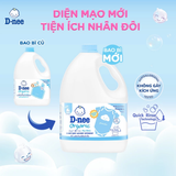  Nước giặt D-nee cho trẻ sơ sinh, mềm dịu, thơm nhẹ, không hư hại quần áo - Can 3000ml 