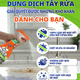  MR MUSCLE Nước Lau Bếp Đa Năng Hương Chanh Tẩy Sạch Vết Dầu Mỡ 500ml 