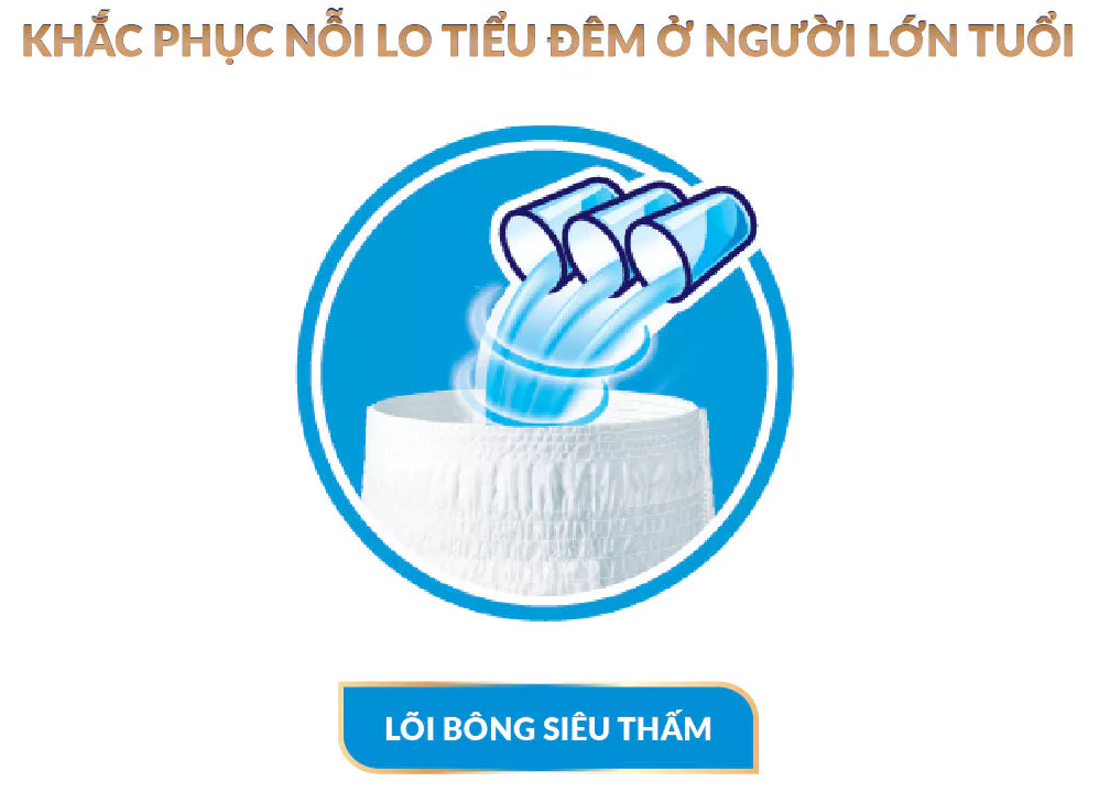  Tã/Bỉm Quần Người Lớn Caryn siêu thấm dành Cho Người Già Size XL 10 miếng 