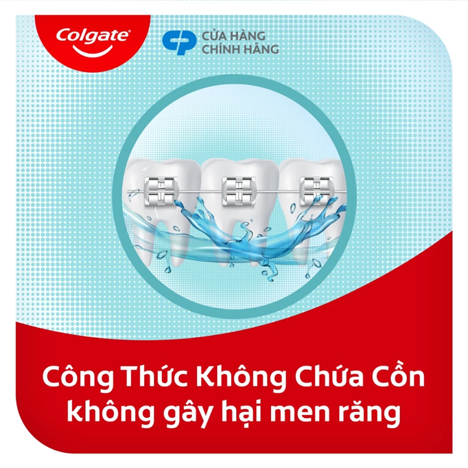  Nước súc miệng Colgate Ortho với công thức chuyên biệt cho người niềng răng 500ml 