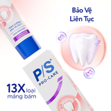 Kem Đánh răng P/S Pro-Care với hàng tỉ ion hoạt tính hỗ trợ lợi khuẩn 150g 
