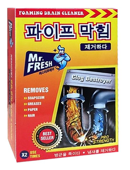  Bột làm thông đường ống Mr Fresh 200g (2 gói x100g) Hàn Quốc 