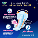  Băng vệ sinh Laurier Safety Night Đêm Siêu An Toàn 40cm 4 miếng 