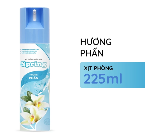  Xịt Phòng Nước Hoa SPRING 225ml/chai 
