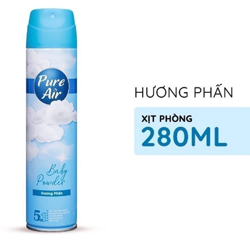  Xịt Phòng Hương Nước Hoa PURE AIR Hương Thơm Tự Nhiên Dễ Chịu 280ml 