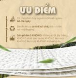  Khăn ướt vải sợi tre kháng khuẩn EcoBamboo EcoWipes gói 20 tờ không mùi 