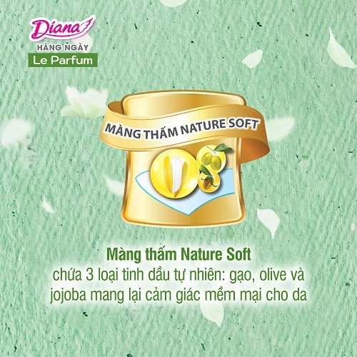  Băng vệ sinh Diana hằng ngày Le Parfum hương nhài Ả Rập thanh khiết 40 miếng 