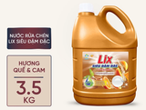  Nước rửa chén LIX siêu đậm đặc trà xanh/chanh 3.5kg 
