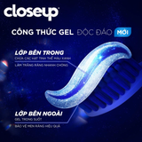  Kem đánh răng Closeup White Now - Trắng Bật Tông 3X TỨC THÌ với Công nghệ Ánh Sáng Xanh 100g 