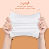  Khăn Cotton Đa Năng MyLan Nhũ Cam Cao Cấp 60 Tờ/ Khổ Giấy 200x200mm 