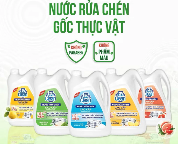 Nước rửa chén Ez Clean 4kg 