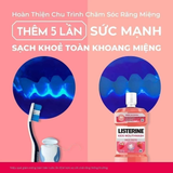  Nước súc miệng Listerine Kids Mouthwash with berry shield dành riêng cho trẻ trên 6 tuổi 250ml 