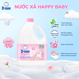  Nước xả vải D-nee cho trẻ sơ sinh, thơm lâu, giúp quần áo mềm mại phù hợp cho làn da nhạy cảm Can 2800ml 
