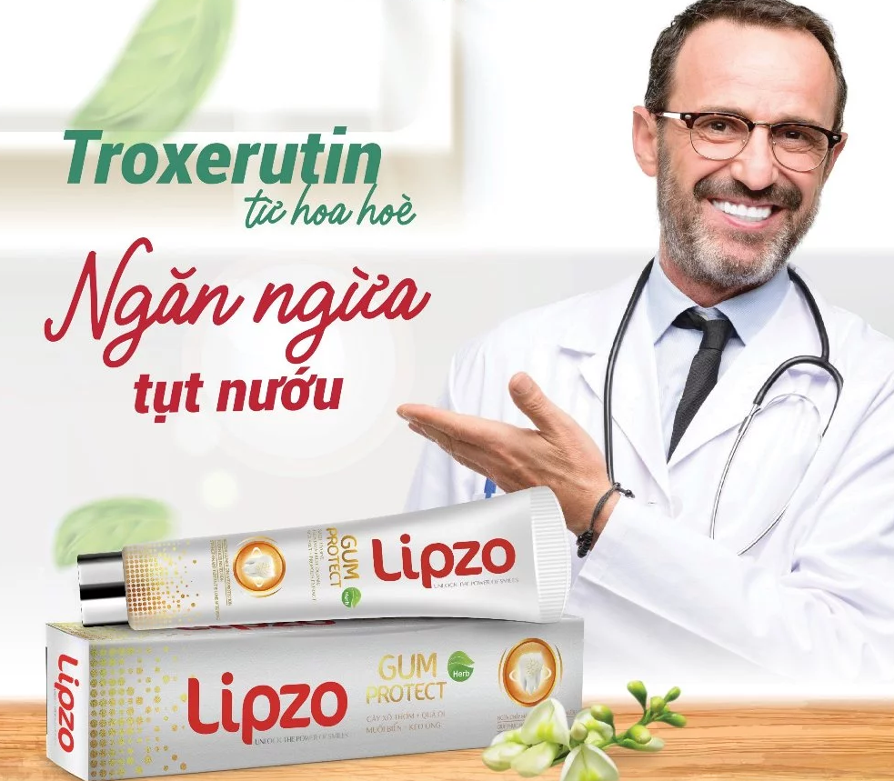  Kem Đánh Răng Lipzo Gum Protect 185g Ngừa Tụt Nướu, Bảo Vệ Chân Răng, Kháng Khuẩn 