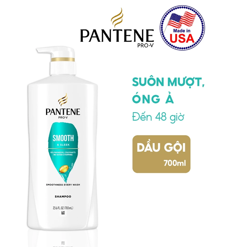  Dầu Gội PANTENE Pro-V Mỹ Dưỡng Ẩm Phục Hồi/ Tóc Dày Bồng Bềnh/ Sạch Sâu/ Suôn Mượt Óng Ả - Chai 700ML 